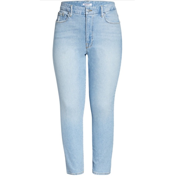 Good American Denim - GOOD AMERICAN 💙 Good Classic Ripped High Waist Slim Jean
